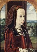 Master of Moulins Portrait of a Young Princess oil on canvas